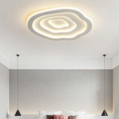 Flush Mount Modern Style Acrylic Flush Mount Ceiling Light for Living Room