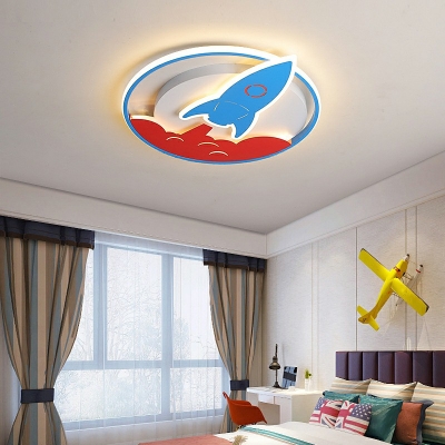 Flushmount Children's Room Style Acrylic Flush Mount Lights for Living Room