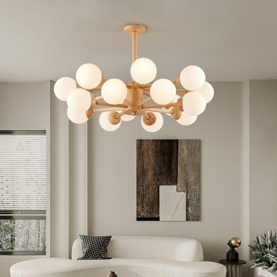 Hanging Lamps Contemporary Style Glass Hanging Ceiling Light for Living Room