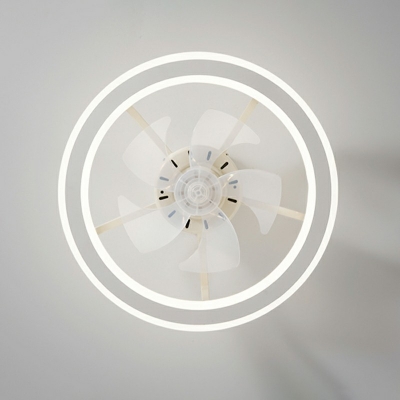 LED Children Flushmount Fan Lighting Fixtures Room Dining Room Flush Mount Fan Lighting