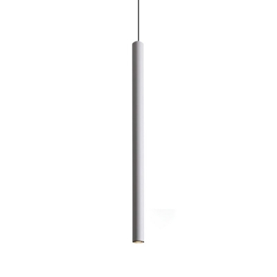 Linear Shape Down Lighting Pendant LED Metallic Modern Farmhouse Pendant Light