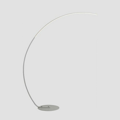 Minimalism Style LED Arc-shaped Floor Lamp Acrylic Standing Lamps for Living Room