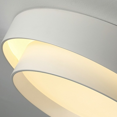 Modern Creative LED Ceiling Light Minimalist Round Flushmount Light for Bedroom