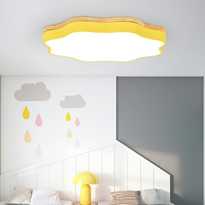 Modern Minimalist Ceiling Light  Macaron Acrylic Flushmount Light for Living Room and Bedroom