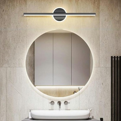 Contemporary LED Vanity Light Bathroom Mirror Bedroom Wall Mounted Mirror Front