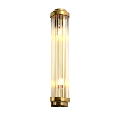 Crystal Shade Wall Mounted Light Fixture LED Sconce Light Fixture in Gold for Bedside