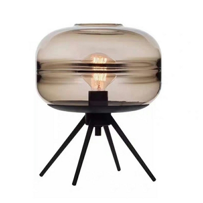 Glass Drum Night Table Lamps Modern Minimalism Nights and Lamp for Living Room