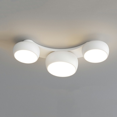 LED White Flushmount Lighting Dining Room Bedroom Flush Mount Lighting Fixtures