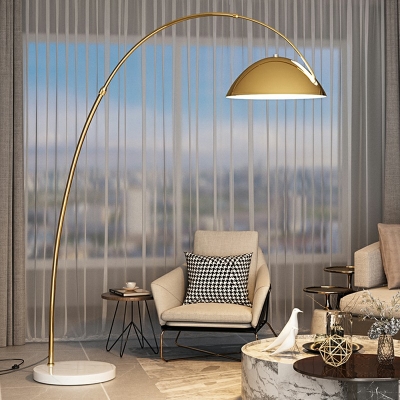 Modern Macaron Standing Lamps Copper Living Room Sofa Bedroom Floor Lamp
