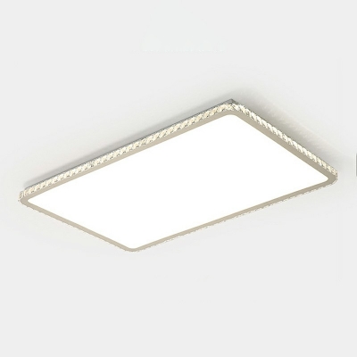 Modern Minimalist Ceiling Light  Nordic Style Crystal Flushmount Light for Living Room and Bedroom