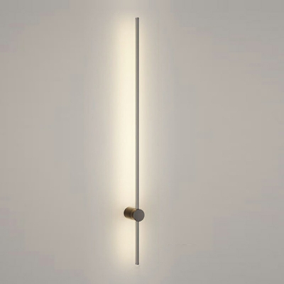 Modern Style Metal Wall Lamp 1 Light Linear Wall Light for Living Room