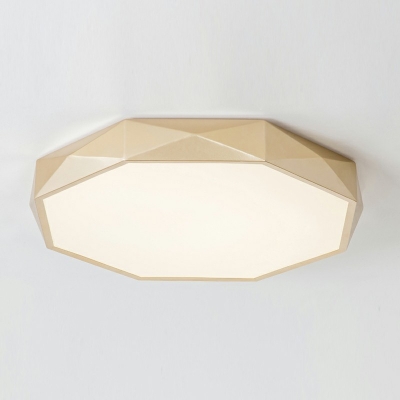 Nordic LED Ceiling Light Modern Round Simple Flushmount Light for Living Room