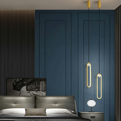 Pendant Light Kit Modern Style Metal Suspended Lighting Fixture for Living Room