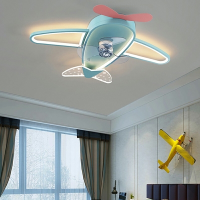 Simple Plane Flush Mount Ceiling Light Fixture Acrylic Flush Fan Light Fixtures