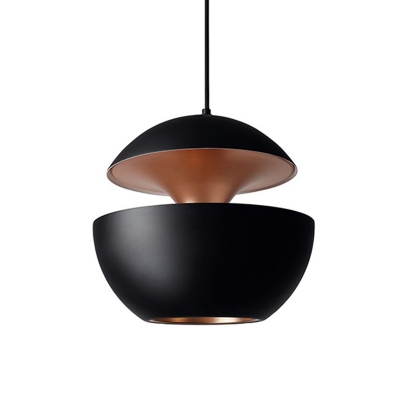 1 Light Postmodern Pendant Lighting Metal Globe Hanging Lamp