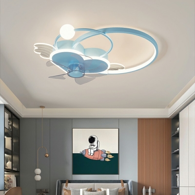 Cartoon Flush Mount Ceiling Light Fixture Heart Ceiling Light Fan Fixtures