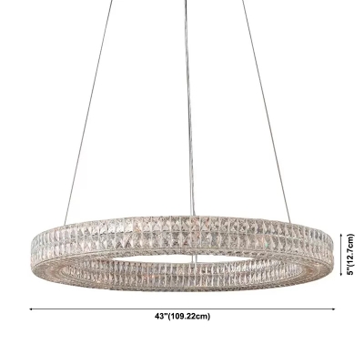 Modern Style Chandelier Lamp Crystal Chandelier Light Fixtures for Living Room Bedroom