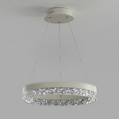 Modern Style Circle Chandelier Lamp Acrylic Chandelier Light for Dining Room