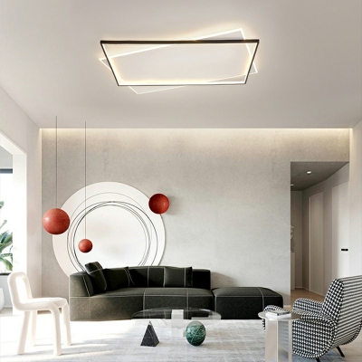 Nordic LED Ceiling Light Modern Minimalist Flush Mount Ceiling Light for Living Room