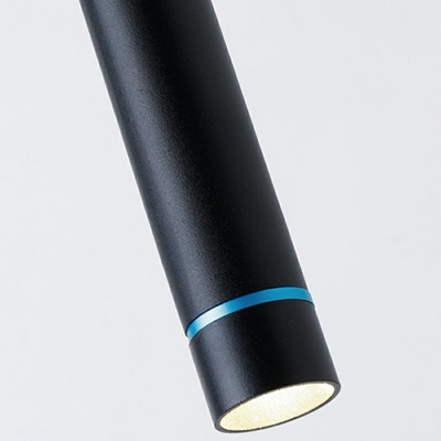 Tubular Pendant Light Fixtures Modern Style Aluninum 1-Light Down Lights