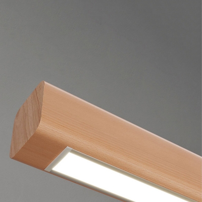 Wood Wall Mounted Light Fixture Linear Modern Sconce Light Fixtures for Bedroom