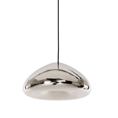 1 Light Postmodern Pendant Lighting Cone Shaped Metal Hanging Lamp