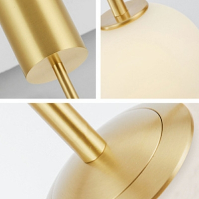 2-Light Hanging Chandelier Minimalism Style Ball Shape Metal Pendant Light Kit