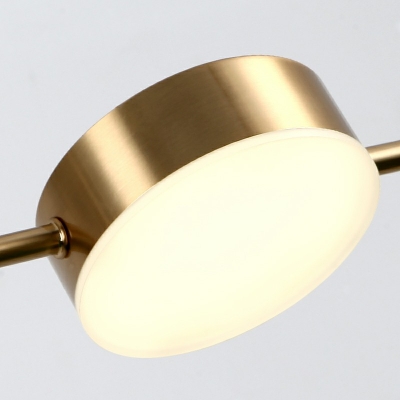 6-Light Hanging Island Lights Contemporary Style Cylinder Shape Metal Chandelier Lighting
