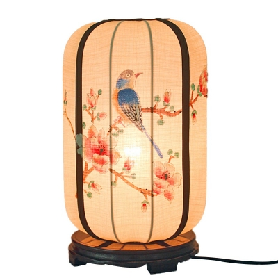 Chinese Classical Table Lamp Creative Fabric Table Lamp for Bedroom