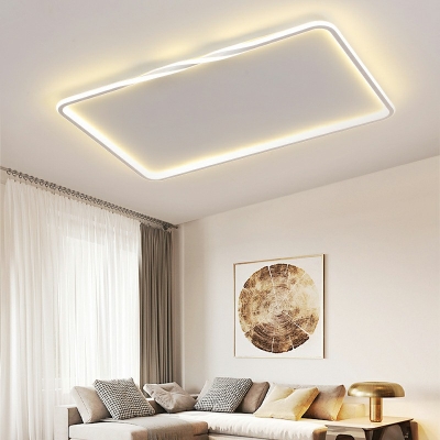Flush Mount Ceiling Lights Contemporary Style Acrylic Flush Light for Living Room