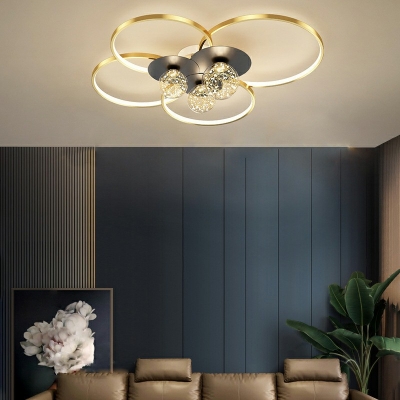 Flushmount Lighting Modern Style Acrylic Flush Mount Lamps for Living Room