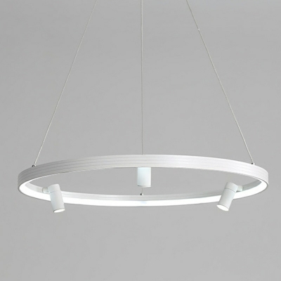 Modern Style Chandelier Lamp 4 Light Circle Chandelier Light for Dining Room