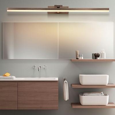 Modernism Swing Arm Led Bathroom Lighting Metal Led Lights for Vanity Mirror