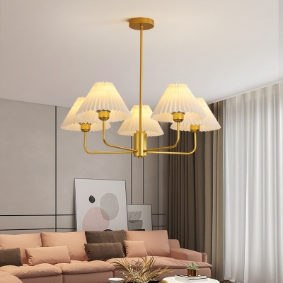 Pendant Lighting Fixtures Contemporary Style PVC Hanging Lamps for Living Room