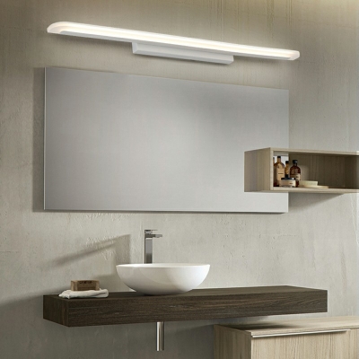 Contemporary Style Flush Mount Fixture Acrylic Vanity Light for Bedroom