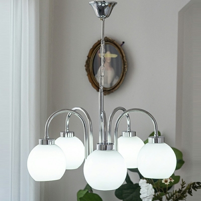 Glass Chandelier Lighting Fixtures Modern Minimalism Clusters Pendant for Living Room