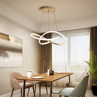 Hanging Lighting Kit Contemporary Style Acrylic Hanging Pendant Lights for Living Room