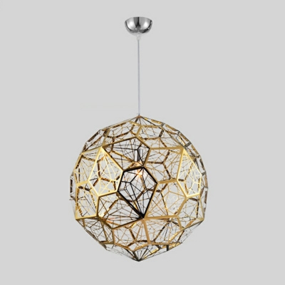 Industrial Metal Hanging Pendant Lights Globe Pendant Light Fixtures for Living Room