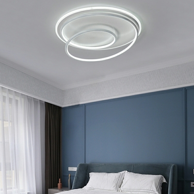 Modern Minimalist Ceiling Light Creative LED Flush Mount Light for Bedroom