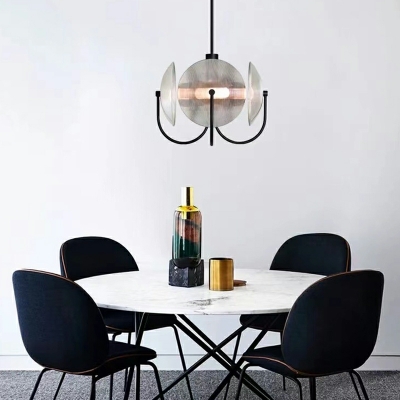 Nordic Minimalist Creative Pendant Light Art Glass Hanging Lamp for Living Room