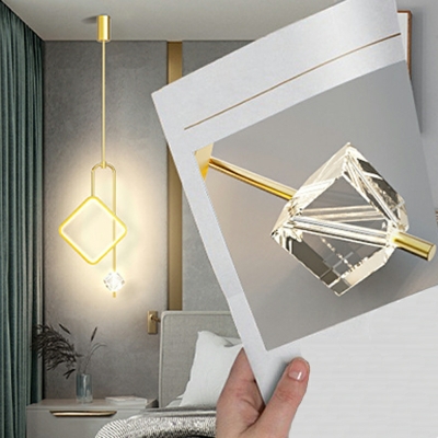 Nordic Minimalist Crystal Ceiling Pendant Modern Light Luxury Personality Pendant Light