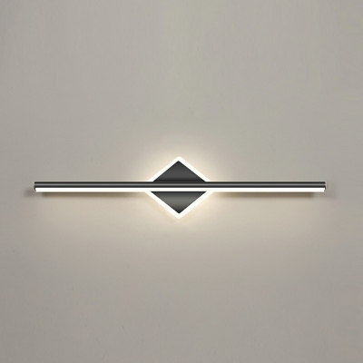 Contemporary LED Vanity Light Bathroom Mirror Bedroom Wall Mounted Mirror Front