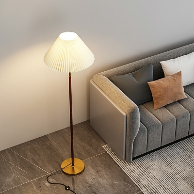 Contemporary Single-light E27 Fabric Floor Lamp Bedroom Floor Lamps