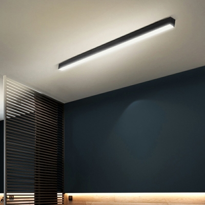 LED Linear Flushmount Lighting Dining Room Bedroom Flush Mount Lighting Fixtures