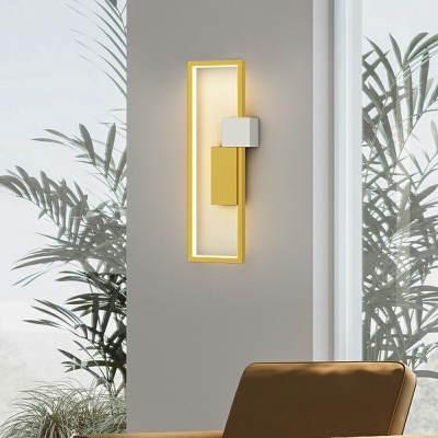 LED Linear Wall Mounted Lighting Minimalism Flush Mount Wall Sconce for Living Room