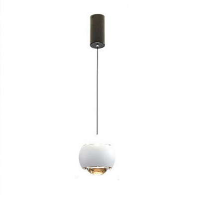 Ball Shape Pendant Light Fixture LED Metallic Modern Minimalist Pendant Lighting