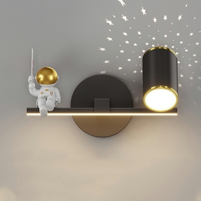 LED Dreamy Romantic Starry Sky Wall Light Sconce Bedside Children Character Wall Lighting Fixtures
