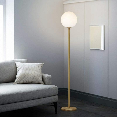 Minimalist Style Line Floor Glass Lamp Wrought Iron Floor Lamp