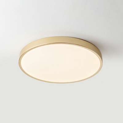 Modern Flush Mount Ceiling Light Minimalist Round LED Ceiling Light for Bedroom