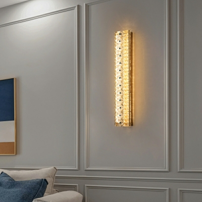 Modern Light Luxury Wall Lamp Crystal Wall Sconce for Bedroom